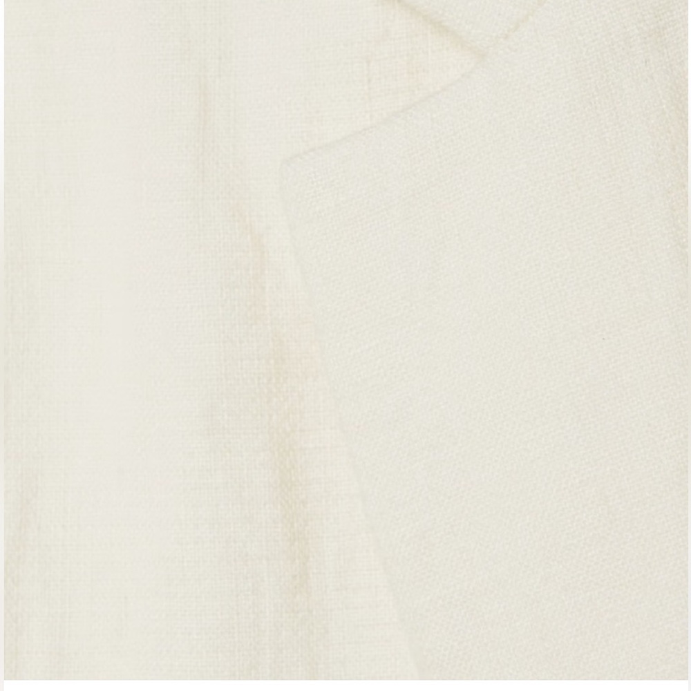 Anine Bing Quinn Oversized Linen Blazer - Off White - Size Small - Picture 5 of 12
